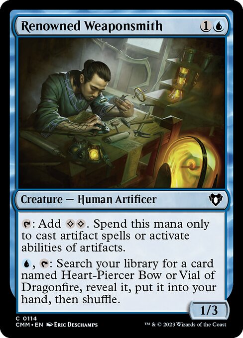 Renowned Weaponsmith - Commander Masters Magic card