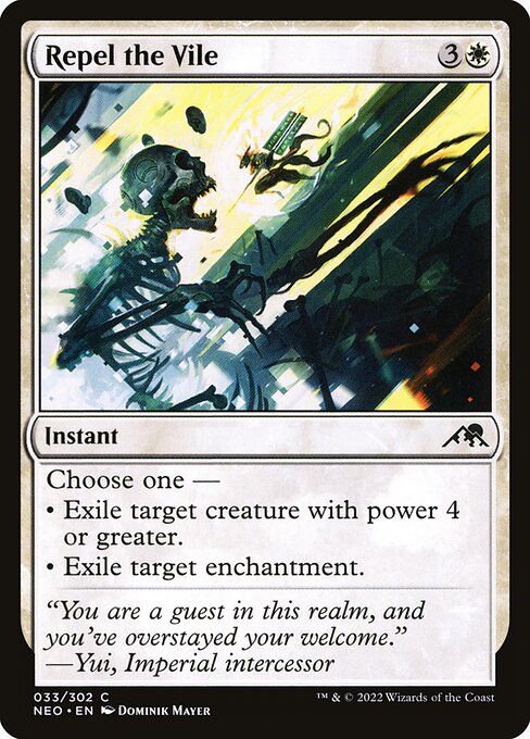Repel the Vile - Kamigawa: Neon Dynasty Magic card