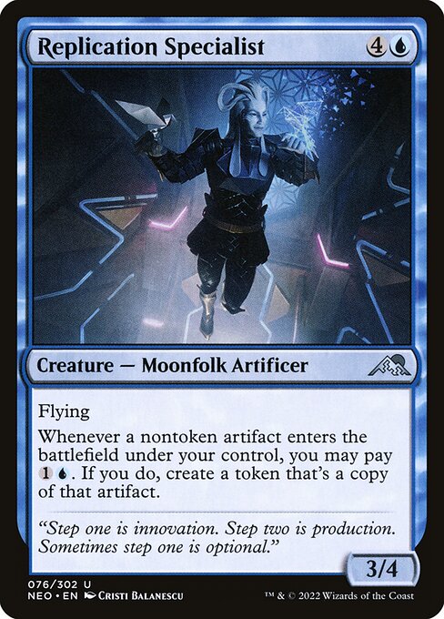 Replication Specialist - Kamigawa: Neon Dynasty Magic card