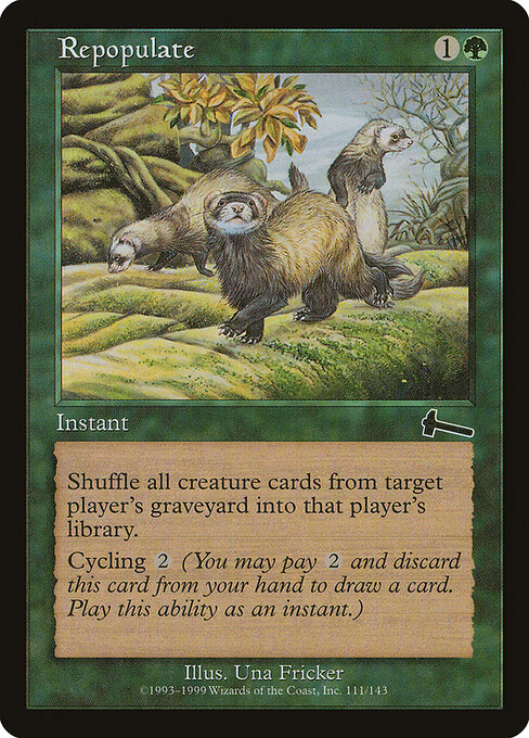Repopulate - Urza's Legacy Magic card