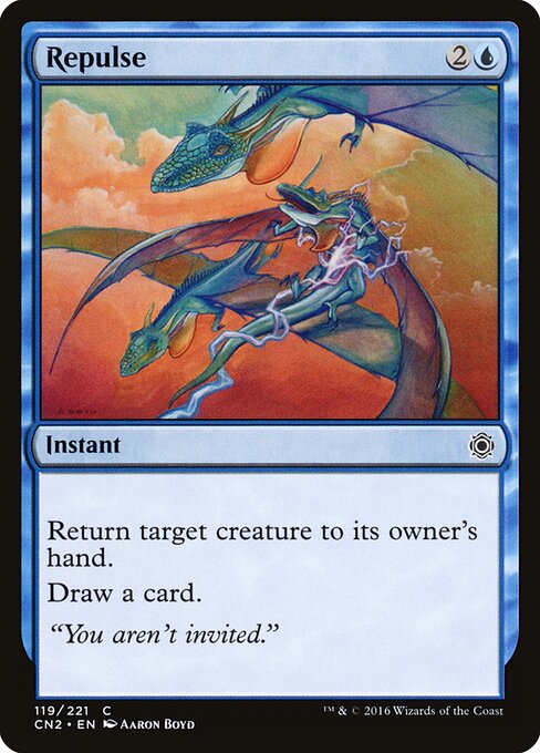 Repulse - Conspiracy: Take the Crown (#119) - Illustrated by Aaron Boyd - Magic: The Gathering Card
