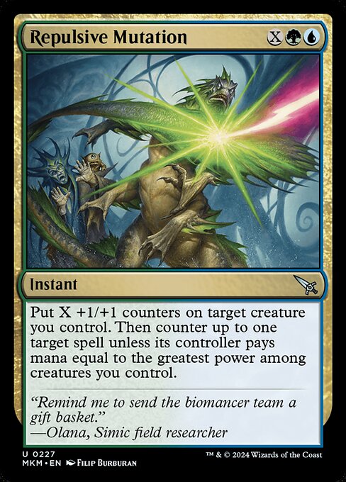Repulsive Mutation - Murders at Karlov Manor Magic card