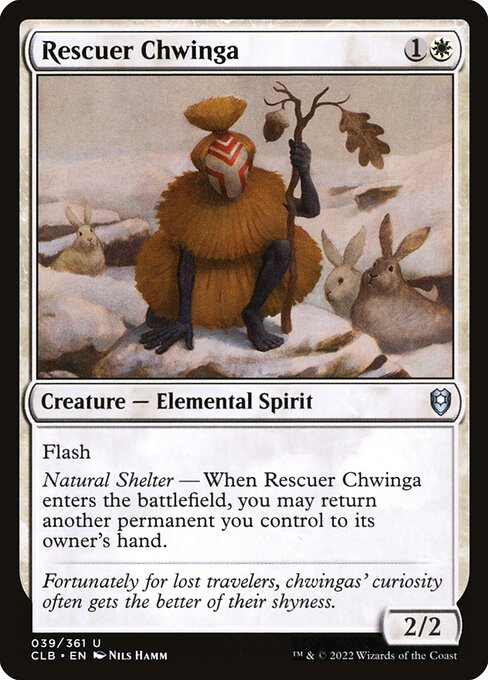 Rescuer Chwinga - Commander Legends: Battle for Baldur's Gate Magic card