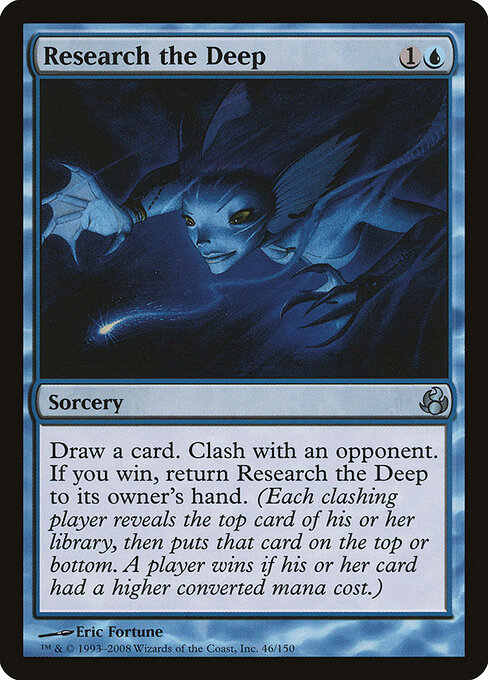 Research the Deep - Morningtide Magic card