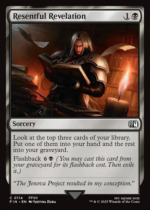 Resentful Revelation - Final Fantasy Magic card