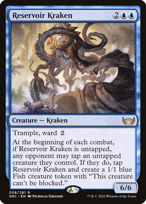 Reservoir Kraken - Streets of New Capenna Magic card