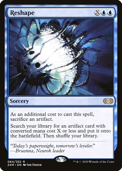 Reshape - Double Masters Magic card