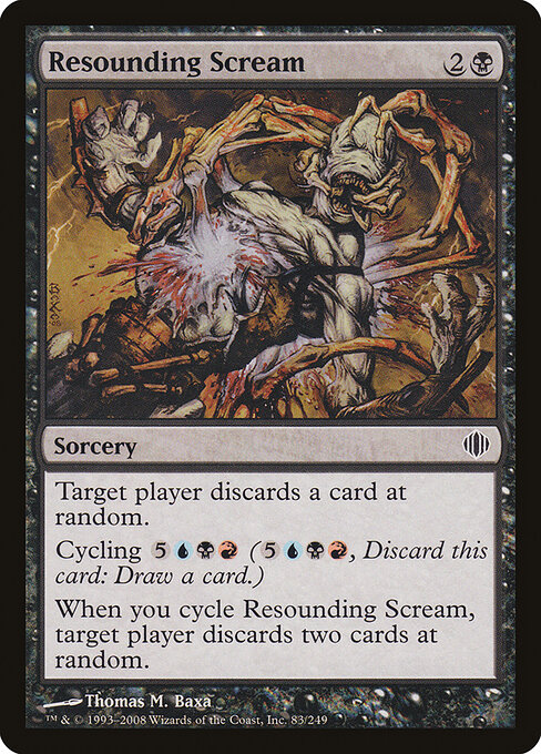 Resounding Scream - Shards of Alara Magic card