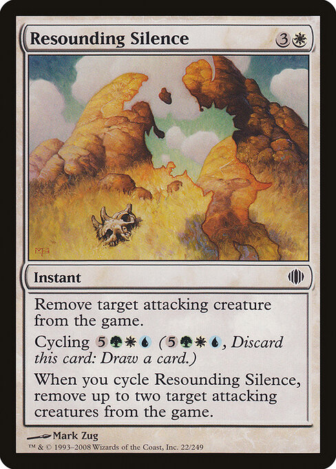 Resounding Silence - Shards of Alara Magic card