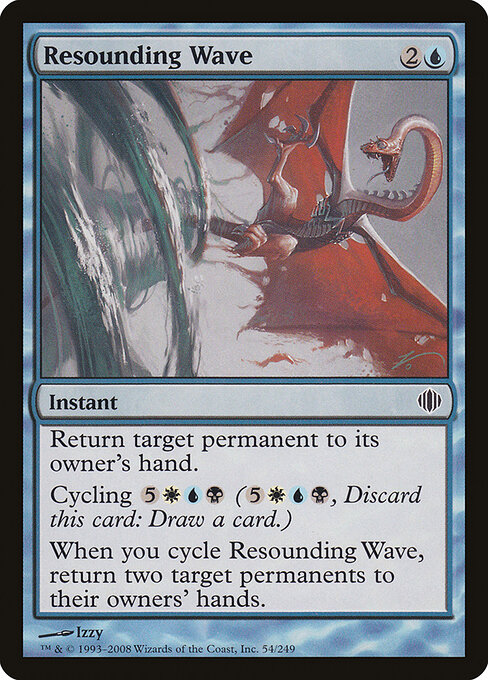 Resounding Wave - Shards of Alara Magic card