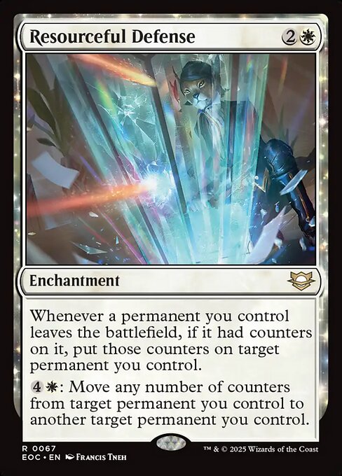 Resourceful Defense - Edge of Eternities Commander Magic card