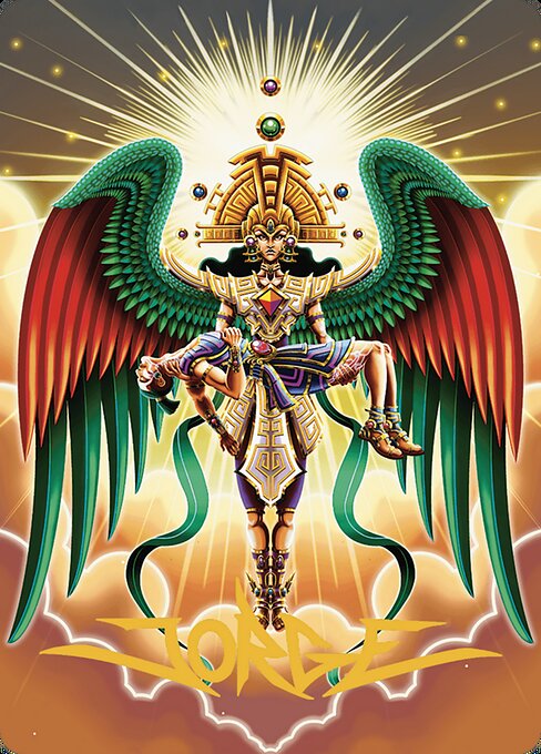 Resplendent Angel // Resplendent Angel art by Jorge Gutierrez Garcia
