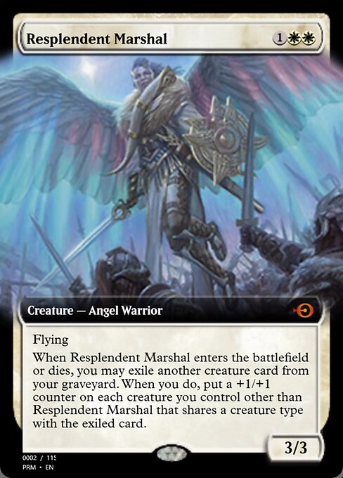 휘황찬란한 집행관 (Resplendent Marshal) - Kaldheim (#22) - Illustrated by Ryan Pancoast - Magic: The Gathering Card