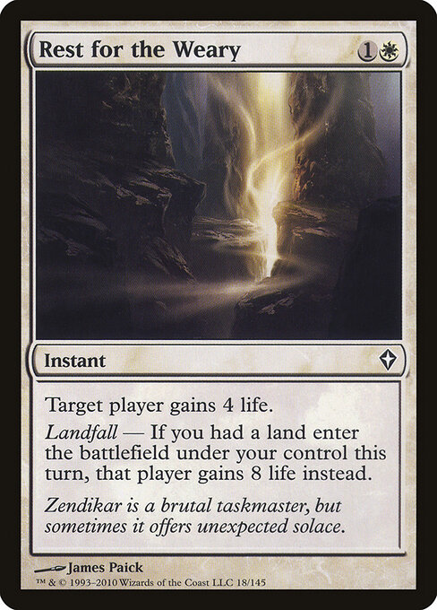 Rest for the Weary - Worldwake Magic card