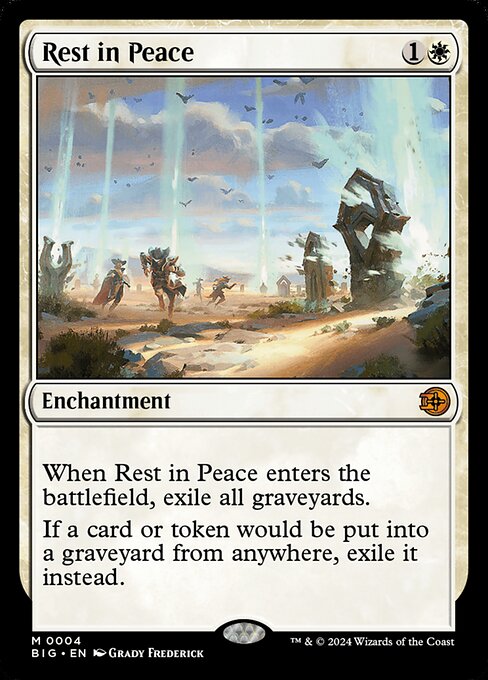 Rest in Peace - The Big Score (#4) - Illustrated by Grady Frederick - Magic: The Gathering Card