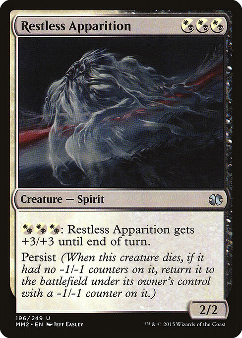 Restless Apparition - Modern Masters 2015 Magic card