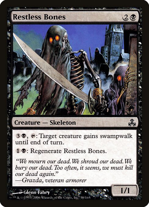 Restless Bones - Guildpact Magic card