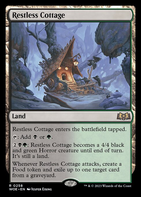 Restless Cottage - Wilds of Eldraine Magic card