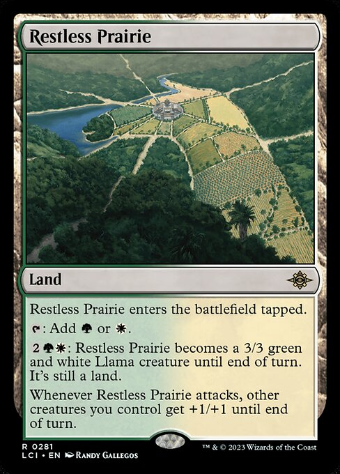 Restless Prairie - The Lost Caverns of Ixalan Magic card