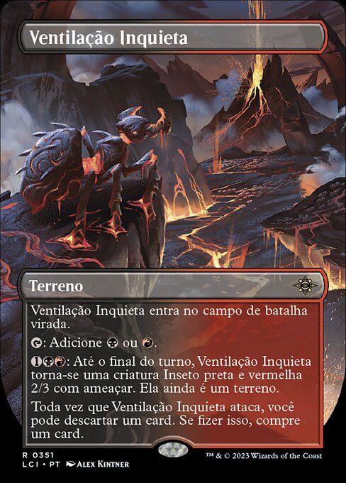 Rastlose Schlote (Restless Vents) - The Lost Caverns of Ixalan (#284) - Illustrated by Svetlin Velinov - Magic: The Gathering Card