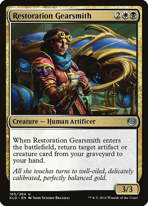 Restoration Gearsmith - Kaladesh Magic card