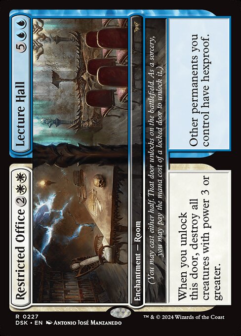 Restricted Office // Lecture Hall - Duskmourn: House of Horror Magic card