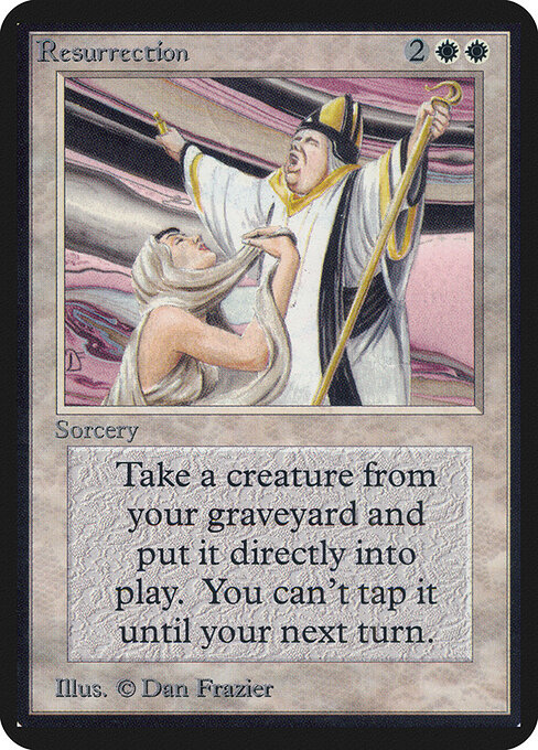 Resurrección (Resurrection) - Time Spiral Timeshifted (#12) - Illustrated by Dan Frazier - Magic: The Gathering Card