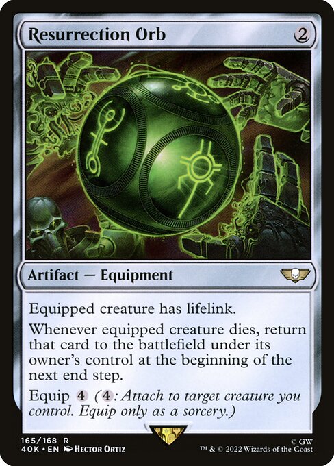 Resurrection Orb - Warhammer 40,000 Commander Magic card