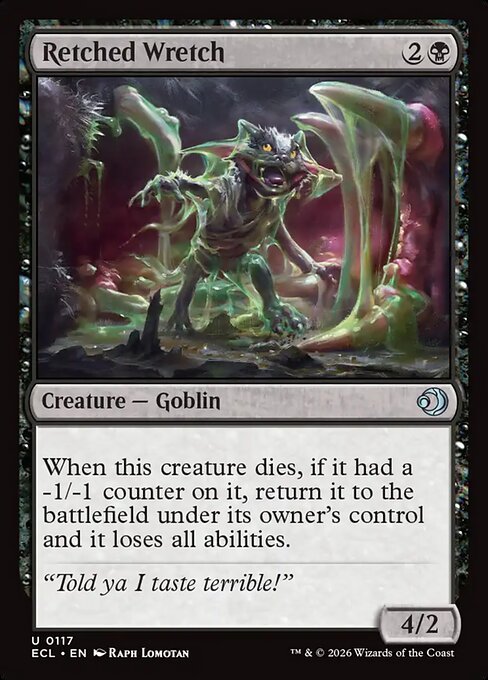 Retched Wretch - Lorwyn Eclipsed Magic card