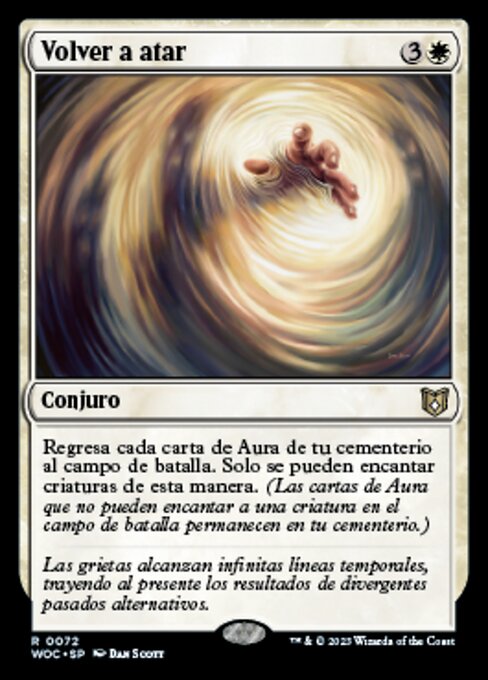 Volver a atar (Retether) - Wilds of Eldraine Commander (#72) - Illustrated by Dan Murayama Scott - Magic: The Gathering Card