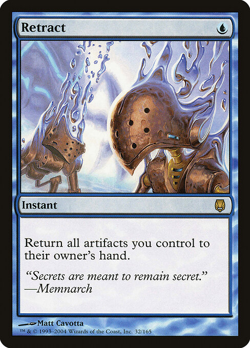 Retract - Darksteel Magic card