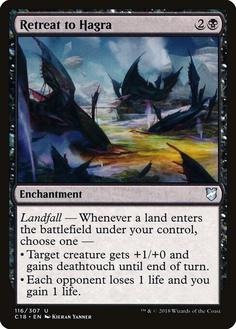 Retreat to Hagra - Commander 2018 Magic card