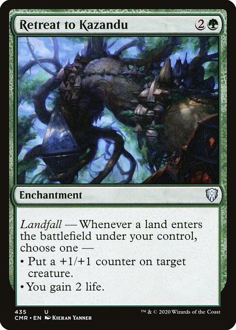 Retreat to Kazandu - Commander Legends Magic card