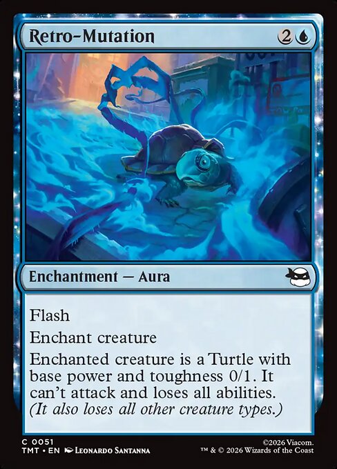 Retro-Mutation - Teenage Mutant Ninja Turtles Magic card