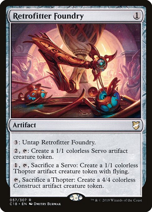 Retrofitter Foundry - Commander 2018 Magic card