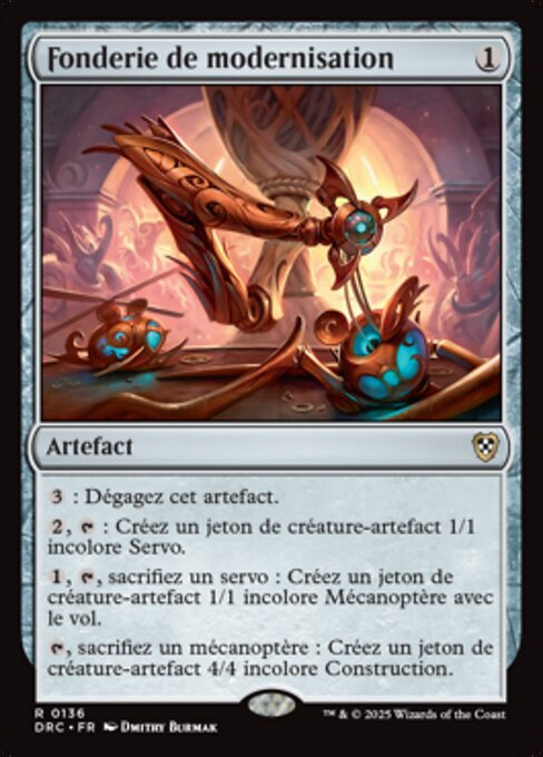 Fonderia Perfezionante (Retrofitter Foundry) - Commander 2018 (#57) - Illustrated by Dmitry Burmak - Magic: The Gathering Card