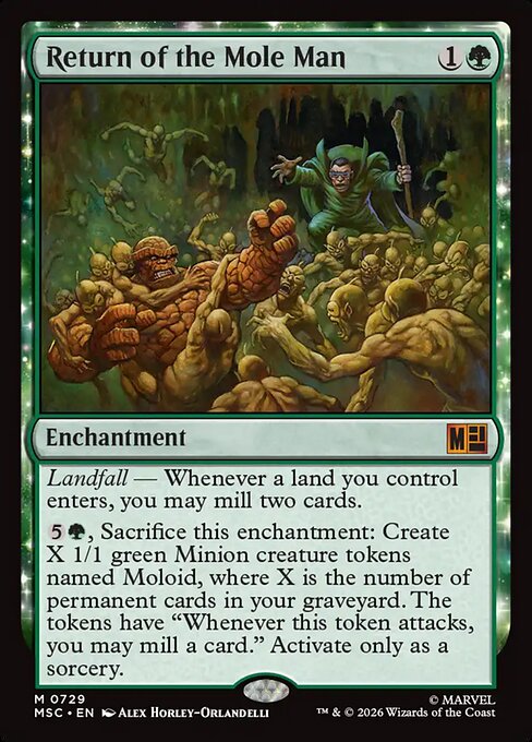 Return of the Mole Man - Marvel Super Heroes Commander Magic card