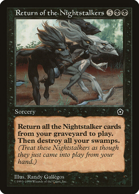 Return of the Nightstalkers - Portal Second Age Magic card