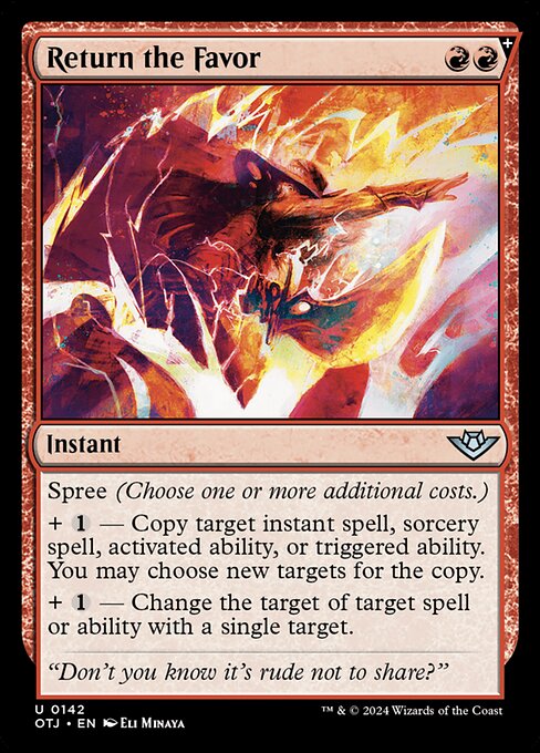 Return the Favor - Outlaws of Thunder Junction Magic card