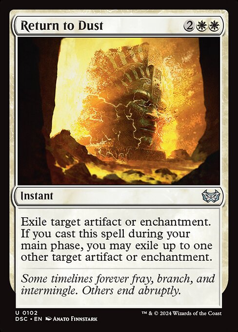Return to Dust - Duskmourn: House of Horror Commander Magic card