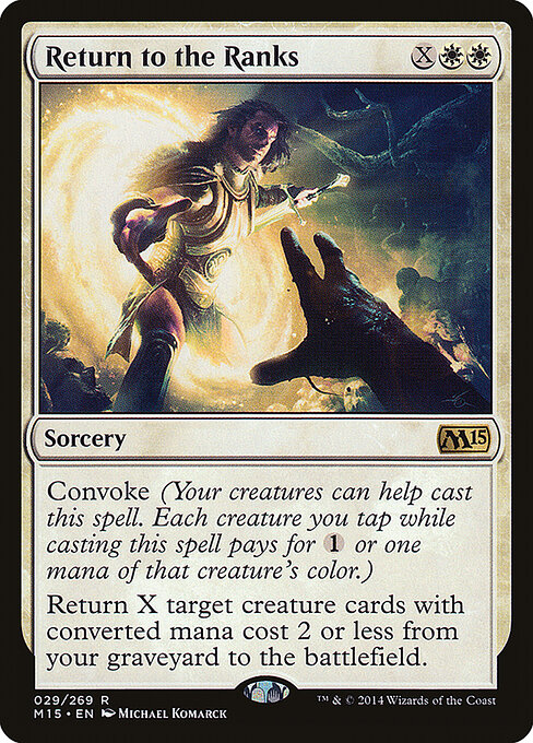 Return to the Ranks - Magic 2015 Magic card