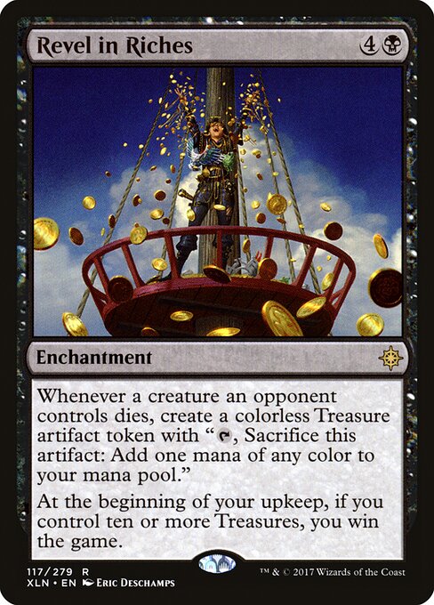 Revel in Riches - Ixalan (#117) - Illustrated by Eric Deschamps - Magic: The Gathering Card