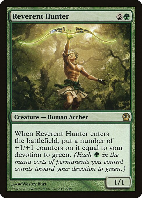 Reverent Hunter - Theros Magic card
