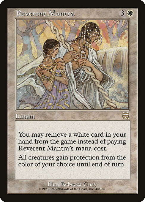 Reverent Mantra - Mercadian Masques Magic card