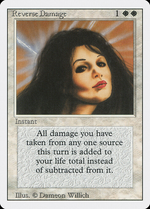 Reverse Damage - Revised Edition (#35) - Illustrated by Dameon Willich - Magic: The Gathering Card