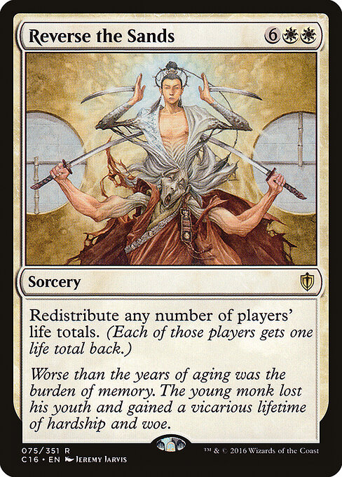 Reverse the Sands - Commander 2016 Magic card