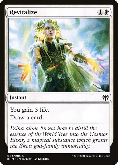 Revivificar (Revitalize) - Kaldheim (#23) - Illustrated by Mathias Kollros - Magic: The Gathering Card