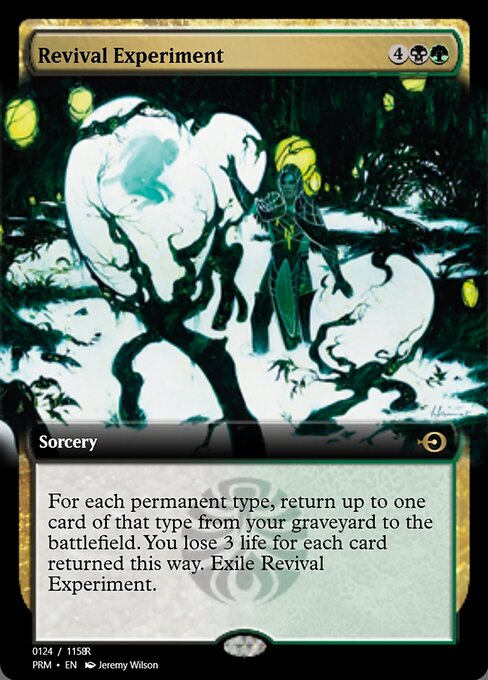 Wiederbelebungsexperiment (Revival Experiment) - Commander 2021 (#74) - Illustrated by Jeremy Wilson - Magic: The Gathering Card