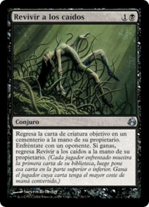 Rianimare i Caduti (Revive the Fallen) - Morningtide (#76) - Illustrated by Steven Belledin - Magic: The Gathering Card