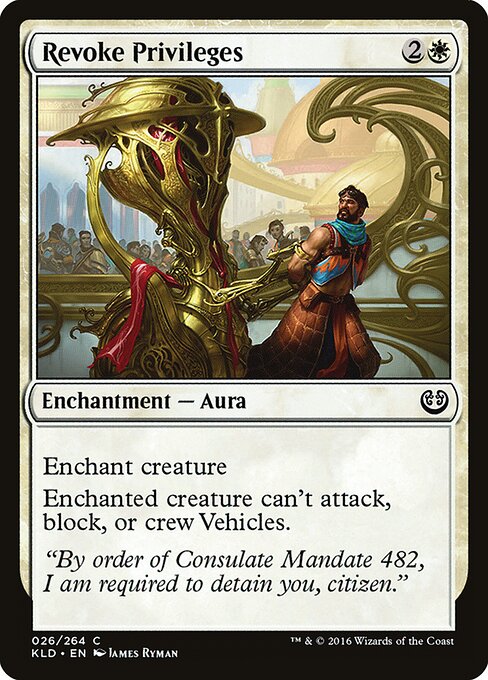 Revoke Privileges - Kaladesh Magic card